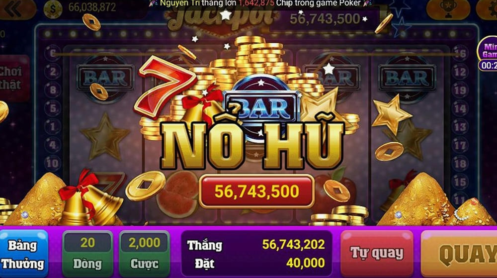 Chơi nổ hũ trúng Jackpot cực khủng